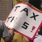 Tax Day Rally at the Capitol significantly smaller this year
