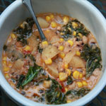 Making gluten-free “cream” soups with okara