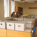 Eugene Wanger with his rare collection