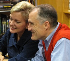 Granholm and Mulhern at Schuler Books