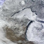 MY MICHIGAN: Satellite view of lake effect snow