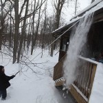 Time to snowrake the roof after years of not needing to