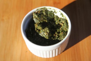 Pistachio-basil pesto